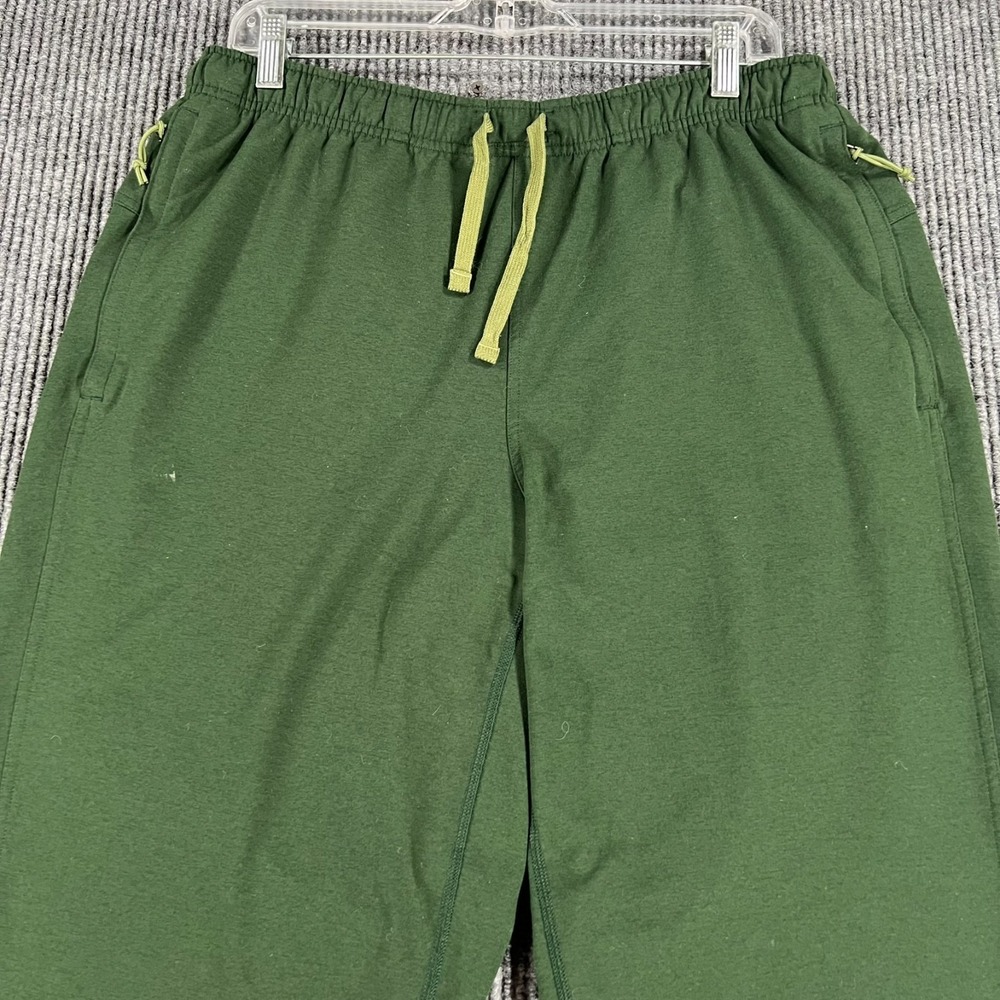 REI Sweatpants Joggers Mens Large Tall LT Green Active Camping Drawstrings - Picture 3 of 15
